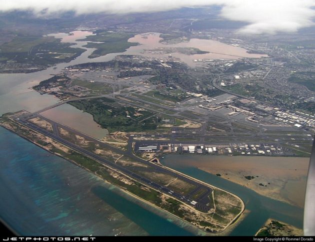 Imatge de l'aeroport de Honolulu (Aèria)